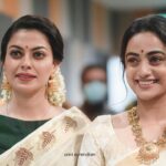 Namitha Pramod Instagram - When Vasanthamallika met Chandrettan’s Sushu @anusree_luv 😝 Captured by : @unnisurendran
