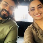 Namitha Pramod Instagram - Hello Mr.G !☀️ @actorgokulsuresh #happyfaces