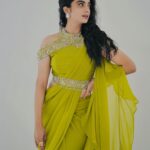 Namitha Pramod Instagram - Some fluorescent shenanigans ⭐️ Captured by : @jeesjohnphotography Wearing: @jeunemaree Jewellery: @pureallure.in Styled by : @rashmimuraleedharan makeup : Yours truly