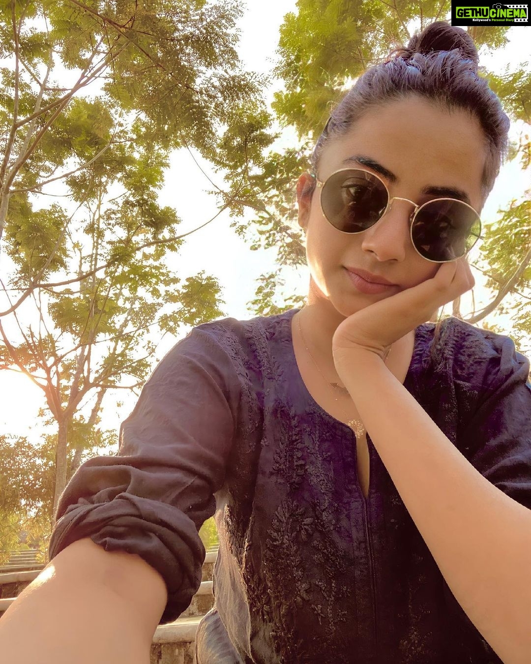 Namitha Pramod Instagram - The less you care the happier you are ⭐️