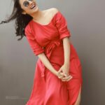 Namitha Pramod Instagram - Blessed mess vibes with pop pink 💘 Photography: @avinashchoochiphotography Wearing: @lass_designs_ Styled by : @rashmimuraleedharan MUA : @amal_ajithkumar