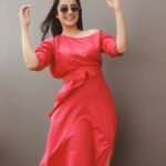 Namitha Pramod Instagram - Blessed mess with pop pink 💘 Photography: @avinashchoochiphotography Wearing: @lass_designs_ Styled by : @rashmimuraleedharan MUA : @amal_ajithkumar