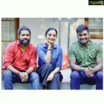 Namitha Pramod Instagram - Thank you for taking good care of me guys !! That appreciation post 🤍 We make that kickass team ❤️ @bijeeshmakeupartist @chiyaan_abhi