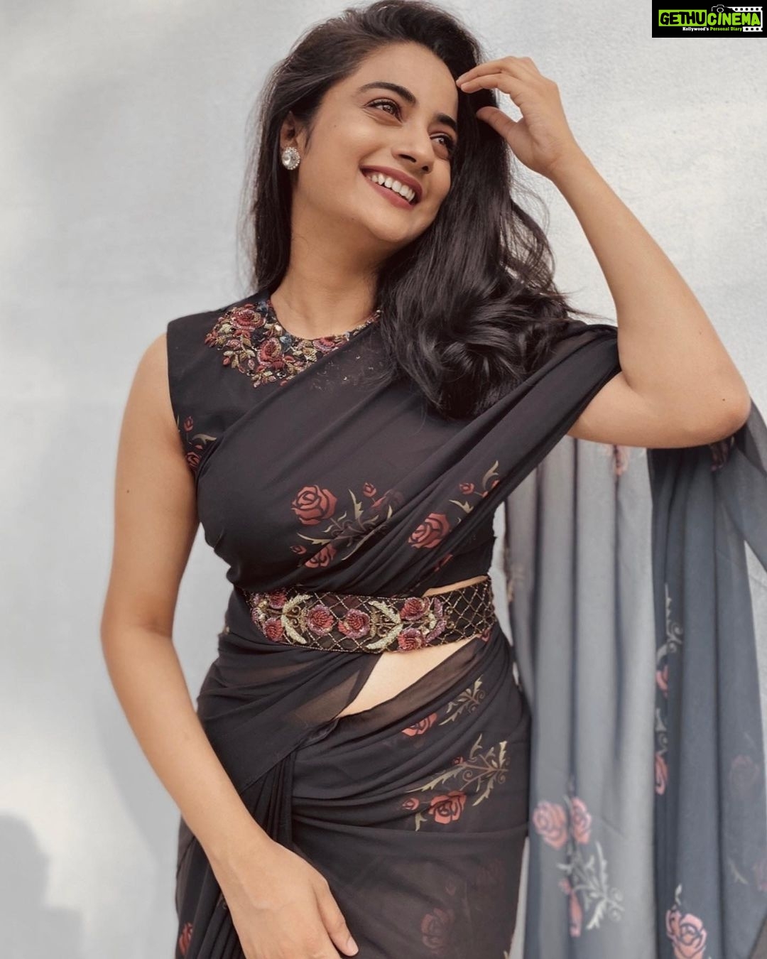 Namitha Pramod Instagram - Wearing: @t.and.msignature Styled by : @rashmimuraleedharan MUA : Yours truly