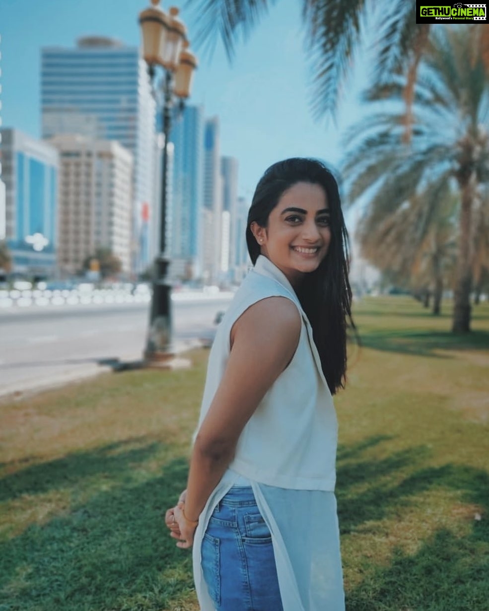 Namitha Pramod Instagram - Bonjour🦋 Captured by : @aghoshvyshnavam Touch n up : @bijeeshmakeupartist Costume : @melwy_j #inbetweenshootsbelike Sharjah