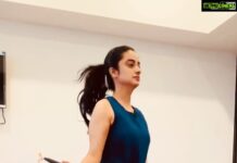 Namitha Pramod Instagram - You never really realise how long a minute is until you are exercising 😝 #sweatitout #reels #jumpingrope #basics #levelup #reelsinstagram #reelitfeelit #réel #fitness #motivational #reelsindia #reelsvideo #trendingreels