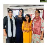 Namitha Pramod Instagram – Extremely grateful meeting them as a part of Viral Sebi ! ♥️
How happy we look 🥰
@vidhuvin  @sajithamadathil 

#shootdiaries #shoot Calicut, India