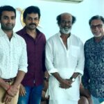 Nandha Durairaj Instagram - #Throwback #Thursday #SuperStar @rajinikanth Sir #Nasser Sir @karthi_offl