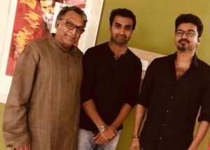 Nandha Durairaj Instagram - #Throwback #Sunday #Nassar Sir and #Thalapathy #vijay ❤️😇 #thalapathyvijay #ThalapathyVijayFans #Thalapathy65 #Thalapathy66