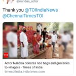 Nandha Durairaj Instagram - Thank you @timesofindia @chennaitimestoi