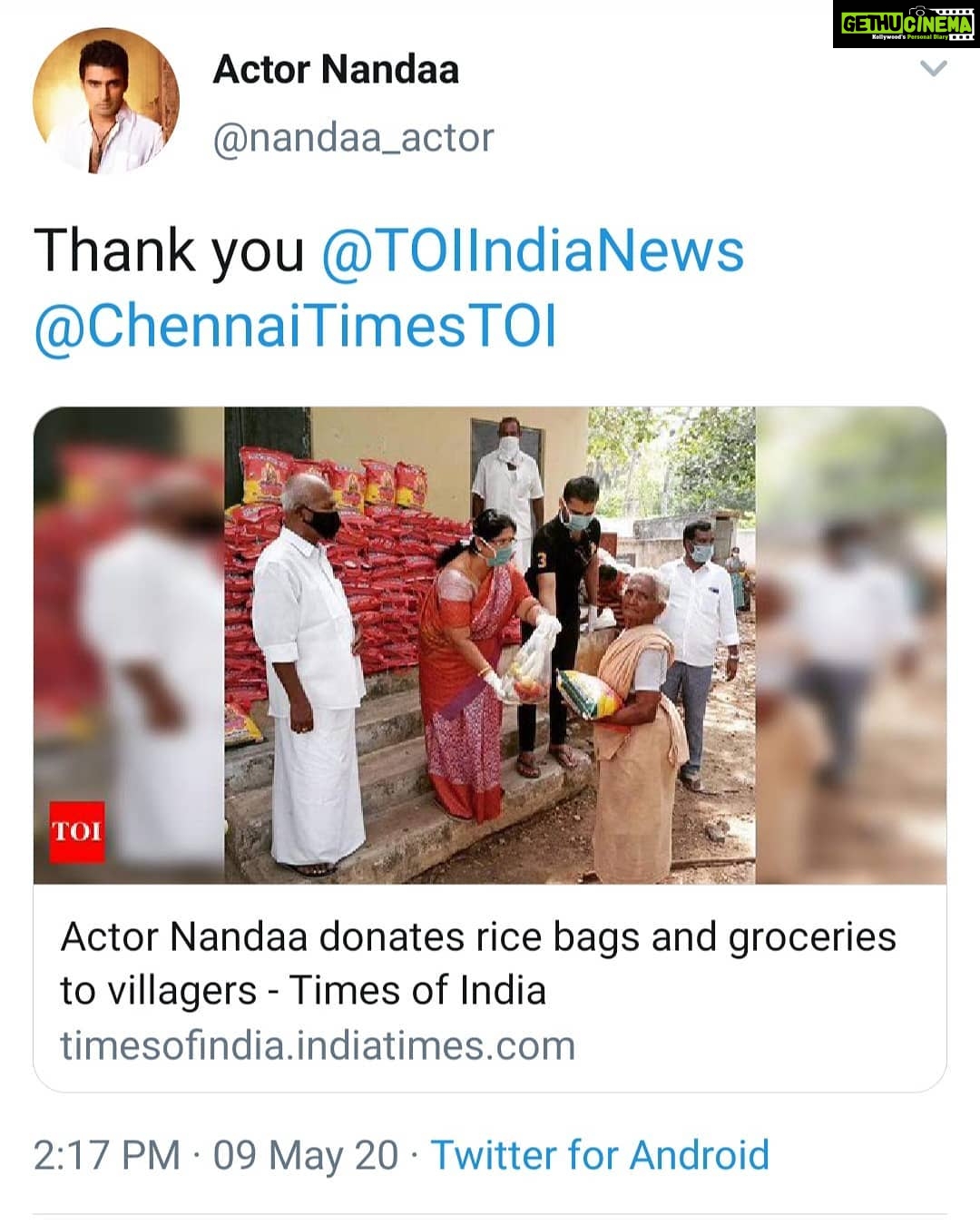 Nandha Durairaj Instagram - Thank you @timesofindia @chennaitimestoi