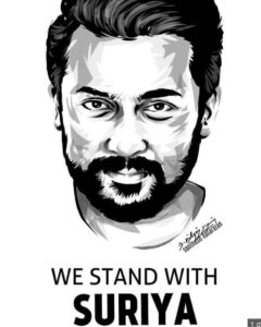 Nandha Durairaj Instagram - STAND FOR THE TRUTH…EVEN IF U R ALONE..@actorsuriya @karthi_offl #WeStandWithSuriya #suriya #jaibhim #jaibheem