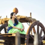 Nandini Rai Instagram - I want to turn the clock back to when people lived in small villages and took care of each other. ... Photography :@chinthuu_klicks Makeup: @deepikakarnanimakeovers Hair stylist : @hairstyleby_vamsi styled: @sushmitha_bommidi Assisted by :@hamitha_dekka Location : @themayabazar #village #people #help #care #style