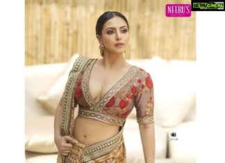 Nandini Rai Instagram - Another feather added to my career as I am happy to be associated with a brand like NEERUS ! Apna Hyderabadi fashion meets apni Hyderabadi girl 😁 Coustme : @neerusindia Photo click : @chinthuu_klicks Makeup: @nookesh.malla, Hair stylist : @prajapathiravi, #photo #fashion #cute #lookoftheday #lifestyle Prism Club and Kitchen