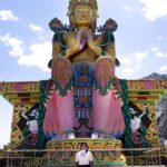 Nandini Rai Instagram - Take only memories, leave only footprints. #travel #memories #footprints #adventure #nandinirai Disket Monastery