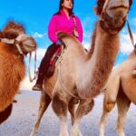 Nandini Rai Instagram - Take the time to do what you love to do this weekend. #weekend #time #ride #nandinirai “Sand Dunes, Hunder, Nubra Valley”