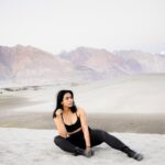 Nandini Rai Instagram - My life, my rules, & that’s my attitude… #desert #sand #black #nandinirai Hunder - हुंदर, Noobra Valley, Ladakh