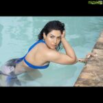 Nandini Rai Instagram - You can't dull my sparkle ✨ Photography : @munnasphotography Styling : @nazneen.parmar_official MUH: @makeupbymahendra #picture #picoftheday #pool #nandinirai