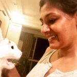 Nandita Das Instagram - United with our #cat Miso. She was sulking and happy at the same time. Me, just happy.