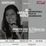 Nandita Das Instagram – This afternoon I will be doing my first in person interaction! If you want to check it online here is the url link – http://bit.ly/flohyd29

@flo_hyderabad_chapter
@usharanimanne