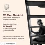 Nandita Das Instagram - This is going to be special! I have deep admiration & lots of affection for #BVDoshi. Honoured & delighted to have him for the #JDCA program. He's a fabulous speaker & it's truly enriching to hear him. And for that, you don't have to be an artist or an architect. So do join! #Repost @jdcentreofart with @make_repost ・・・ #jdcamta #meettheartist Looking forward to meeting our old friend, eminent #architect and Pritzker architecture awardee #BVDoshi, who is also the principal architect of the Centre, at the 239 Meet the Artist (#MTA) illustrated lecture series. Interacting with Space and Form by architect, @bvdoshi @sangath_vsc_vsf 6-7 pm, Saturday, 10 Oct 2020 in conversation with #SiddharthaDas @siddharthadasstudio & #NanditaDas @nanditaofficial, Trustees, JDCA. Live on Facebook and Youtube. Link in the bio. #JDCA #onlinewebinar #doshi #bvdoshi #bvdoshiarchitecture #architecturetalk #architecture #indianarchitecture #indianarchitect #sustainblearchitecture #architecturelovers #architecturestudent #architecturedesign #pritzkerarchitectureprize