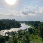 Nandita Das Instagram - Last few days in nature before we go back to the city. Even working on the laptop is more pleasant here. Sending your way some river breeze, smell of the earth, fragrance of the flowers and chirping of the birds. #nature