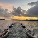 Nandita Das Instagram - All in just one evening. Untouched, magical, sublime. The experience was more beautiful than the images. #river #sky #boat Goa, India