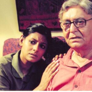 Nandita Das Instagram - Just when I logged in, after a few days of no news, got the worst one. Soumitrada, an incredibly kind, funny and loving person and a supremely versatile and authentic performer just left us. Deeply saddened. So fortunate to have worked with him in the Bengali film, Paddakhep and then met many a times. Covid is claiming too many precious lives. You will be missed so much #soumitrachatterjee . The photos are of my first meeting on the sets to the last one when we did a public conversation.