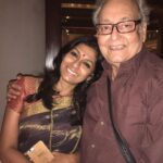 Nandita Das Instagram - Just when I logged in, after a few days of no news, got the worst one. Soumitrada, an incredibly kind, funny and loving person and a supremely versatile and authentic performer just left us. Deeply saddened. So fortunate to have worked with him in the Bengali film, Paddakhep and then met many a times. Covid is claiming too many precious lives. You will be missed so much #soumitrachatterjee . The photos are of my first meeting on the sets to the last one when we did a public conversation.