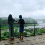 Nandita Das Instagram - In nature, with my son and his friend and her family. Half day they do online classes and the rest of the time they awalk to the forest, the river, look at trees and bugs. Working on my laptop is surely less painful here. #nature #getaway