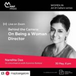 Nandita Das Instagram - #Repost @mapbangalore • • • • • • Next up in MAP's Art and Culture Lecture Series, filmmaker Nandita Das will be in conversation with journalist Kaveree Bamzai. Das talks about her personal experiences on what it means to be a 'woman director', while exploring the ideas of the female gaze, the realities of sexism and more.⁠ ⁠ 30th May | 6.00 pm⁠ ⁠ Register through the link in our bio.⁠ ⁠ You can also watch it live here: https://www.youtube.com/bangaloreinternationalcentre⁠ ⁠ #museumofartandphotography #MAPTalks #webinar #nanditadas ⁠ ⁠ @bicblr @nanditadasofficial