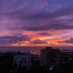 Nandita Das Instagram - #sky changing colours, forms. No filters. Seeing it was believing it. It was more beautiful than what I could capture on the phone. So happy that my window faces the sunset every evening. Magical.