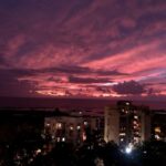 Nandita Das Instagram - #sky changing colours, forms. No filters. Seeing it was believing it. It was more beautiful than what I could capture on the phone. So happy that my window faces the sunset every evening. Magical.