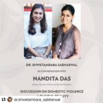 Nandita Das Instagram - #Repost @dr.shwetambara_sabharwal (@get_repost) ・・・ #NanditaDas I can’t thank you enough for your never ending compassion for those in need! Hi everyone 💕🙏🏽 During this time full of challenges, new learnings, coping with ambiguity and a quest to fight back with resilience and compassion, our minds are focussed naturally on us and what is ours. A lot of people are doing their best to help those in need. As if this wasn’t enough to bombard our mind space- I needed to talk about a large population out there locked in their homes with aggressors, violators and perpetrators.. while we assume a “home” is the safest place, for some people it is the most dreadful and terrifying experience due to domestic violence. As educated people I wish for us to spare some time talking, educating, counselling and advocating non-violent homes, peaceful conflict resolution and finding critical support for victims. Let’s be completely non tolerant of domestic violence towards anyone- women, children and men.. (in order of %) Every single person deserves a loving family and a safe home! #psychology #human #respect #domesticviolence #counselling #education #values #safehome