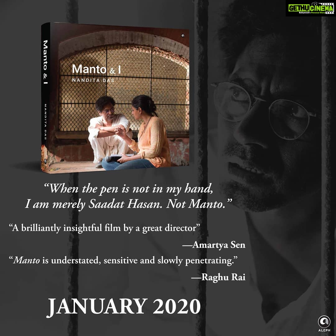 Nandita Das Instagram - My first book! I have shared not only my creative, but also my emotional and political journey of making Manto. The images and words tell you a story you didn’t see on screen.