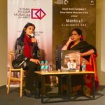 Nandita Das Instagram – The Delhi book launch was special for many reasons- KNM was a beautiful setting- in the midst of art by women artists on Partition, one of the best moderators I have conversed with – Rakhshanda Jalil and many friends in the audience, some who have seen me since I was a child.  And my parents, who have always supported my life and work choices. Couldn’t have asked for more.

@knmaindia @rakhshandajalil Kiran Nadar Museum of Art