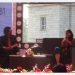 Nandita Das Instagram – Honoured that Amitav Ghosh released the book and good friend and speaker TM Krishna was there too. Niranjan Iyengar did the conversation. Now I am exhausted! All I want is my bachha and some sleep. @tatasteelkalam Kolkata Literary Meet