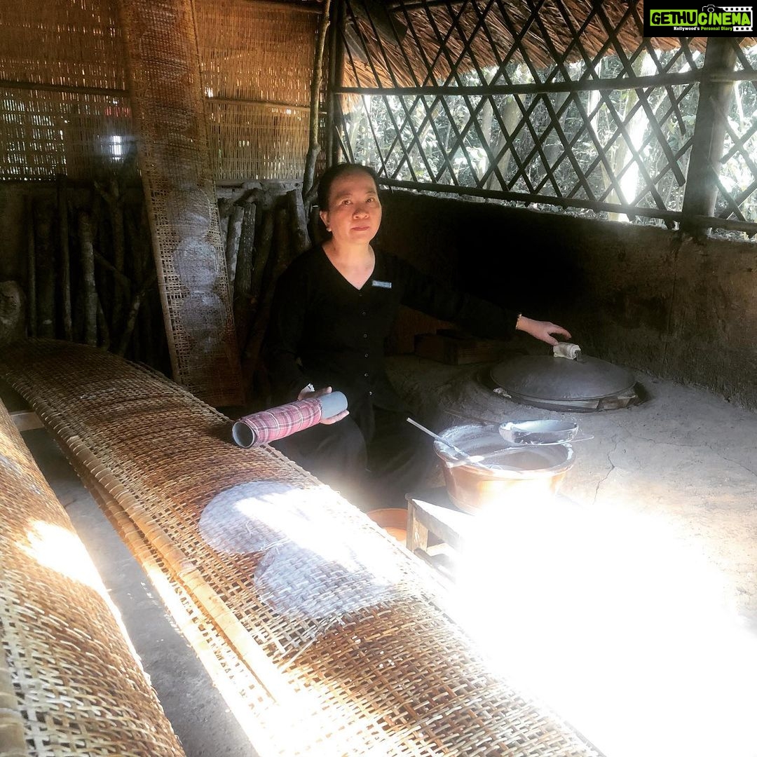 Nandita Das Instagram - In #vietnam. Magical sunset. Heard shocking & brave stories of how the people fought the Americans and made Cu Chi tunnels. Then ate some fascinating sticky rice, like a ball! A break with my son is my only downtime activity!