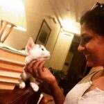 Nandita Das Instagram - United with our #cat Miso. She was sulking and happy at the same time. Me, just happy.