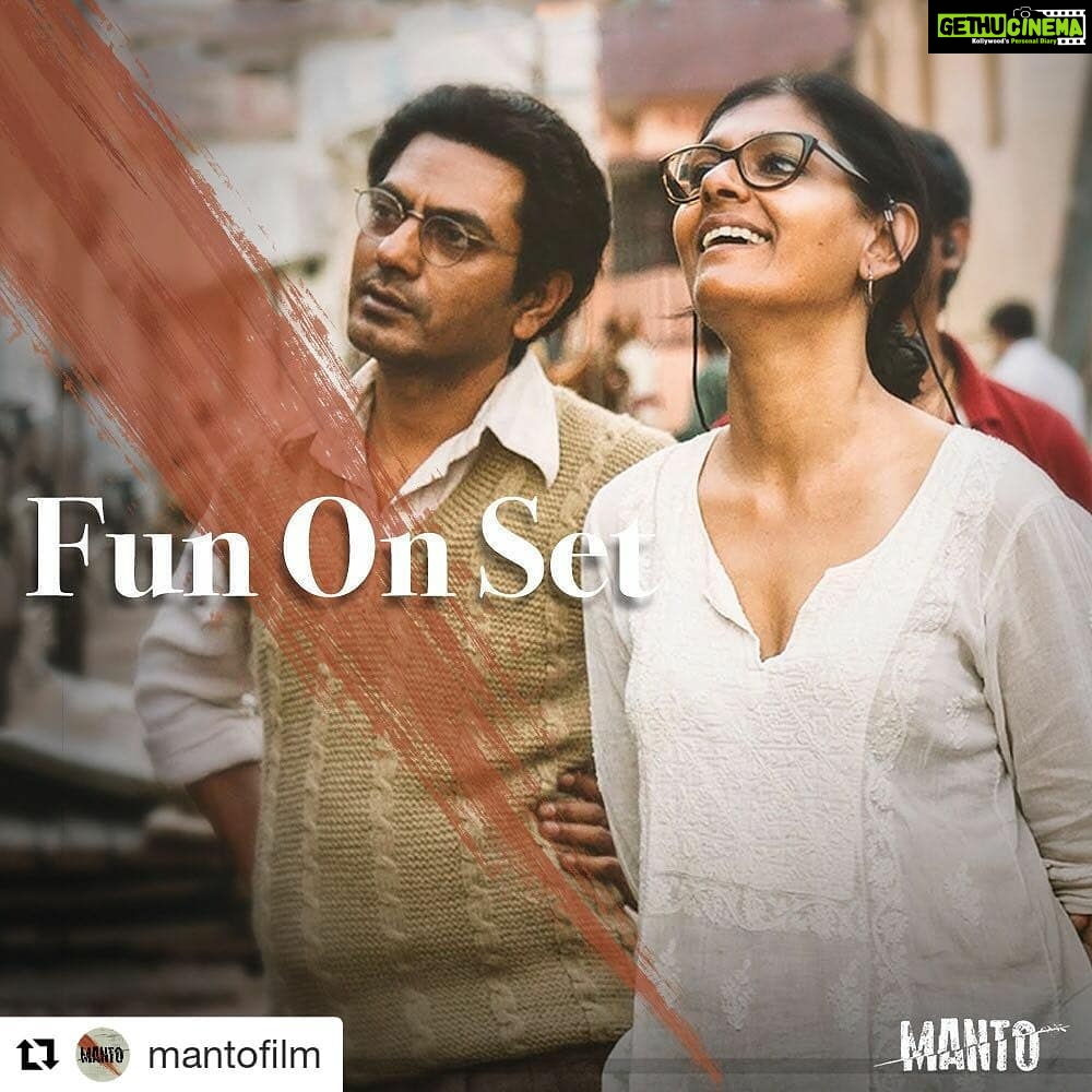 Nandita Das Instagram - #Repost @mantofilm (@get_repost) ・・・ Here's a sneak peek of what went behind making Manto! Link in Bio. @viacom18motionpictures @nanditadasofficial @nawazuddin._siddiqui @hp_india #FilmStoc @rasikadugal #PareshRawal #JavedAkhtar #RishiKapoor @gurdasmaanjeeyo @tahirrajbhasin #JatishVarma #SameerDixit @MagicIfFilms