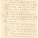 Nandita Das Instagram - Remembering #Gandhi and why he was killed. Peacemakers, truth sayers and idealists will always have it tough. Found this letter Gandhiji wrote to my grandmother (in Gujarati). Both grandparents were staunch Gandhians and stories about the freedom struggle were my bed time stories. This is them and me! #nonviolence #truth