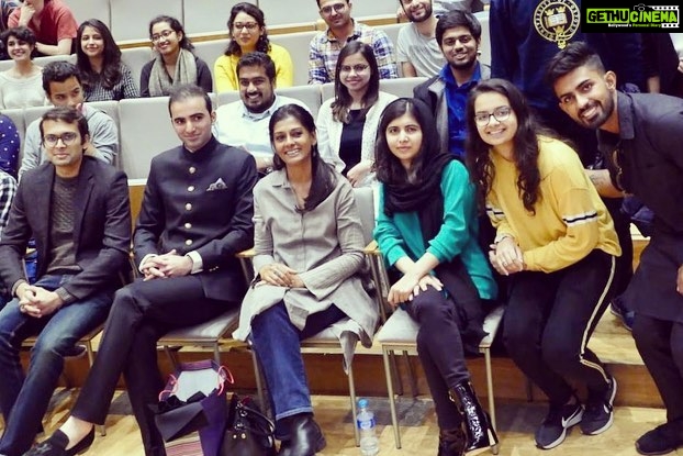 Nandita Das Instagram - Then it was Oxford. I screened the film for the students and then a stimulating conversation. Malala who welcomed me was visibly moved by the film, as were the others. Makes all the challenges well worth it.