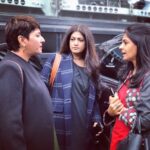 Nandita Das Instagram – Only if we had Swati’s hair! Girl bonding outside BFI Southbank.