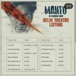 Nandita Das Instagram - Updated theater listings! #Manto