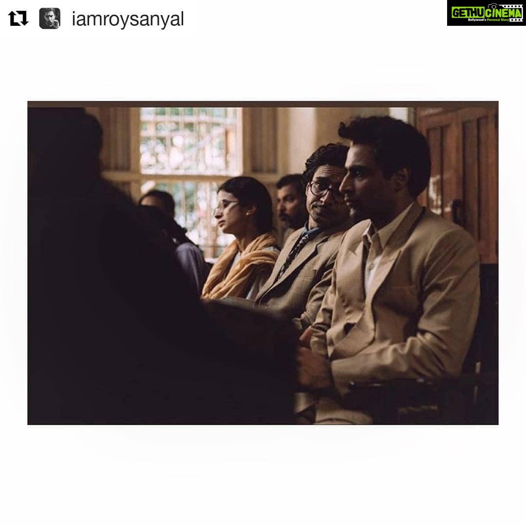 Nandita Das Instagram - Chandan Roy Sanyal as Ahmad Nadeem Qasmi #Repost @iamroysanyal (@get_repost) ・・・ In @Mantofilm - for his hearings. Release on 21 september. Styled by @mrsheetalsharma #actor #movies