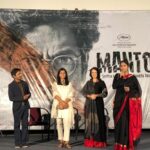Nandita Das Instagram - Felt nostalgic coming back to Prasad Lab theatre for the special screening of Manto as this is where I had worked on Firaaq 10 yeats ago. The lovely Amala Akkineni, whose institute we visited in the afternoon was there to lend support. Her husband, Nagarjuna sent a heartfelt video message wishing the best for @MantoFilm. Waiting outside to see how the film is received by the Hyderabad audience!