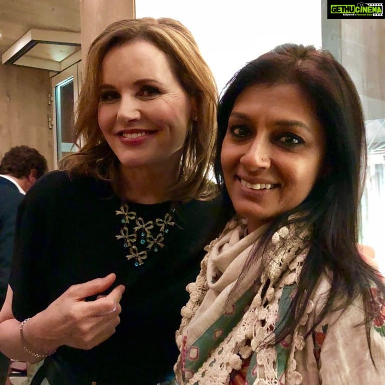 Nandita Das Instagram - With Geena Davis @GDIGM at the @TIFF_net #ShareHerJourney rally, link to video in my Insta story! #TimesUp #ThisChangesEverything