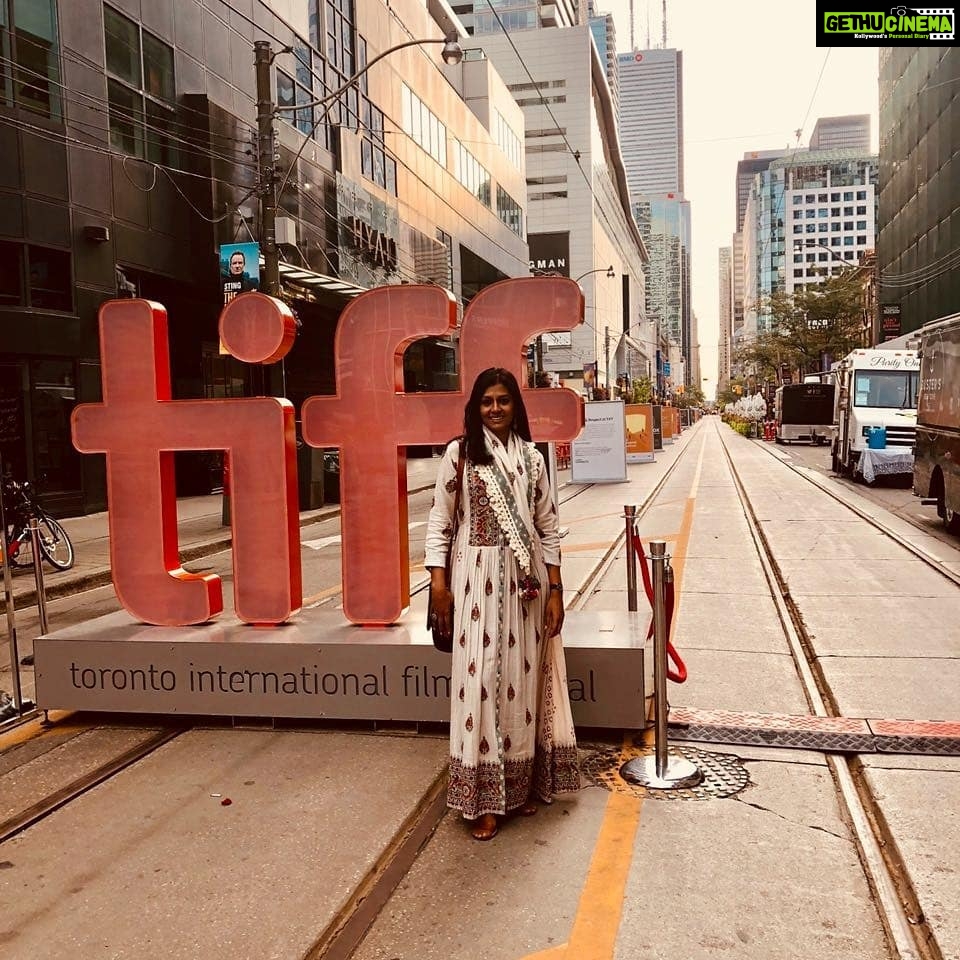 Nandita Das Instagram - The day begins at @tiff_net. Screening of @mantofilm soon!