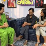 Nandita Das Instagram - Fun times with @Adrrrsanket and @nawazuddin._siddiqui, stay tuned for our appearance on Baba Ki Chowki! @viacom18motionpictures @mantofilm @hp_india #filmstoc #magiciffilms