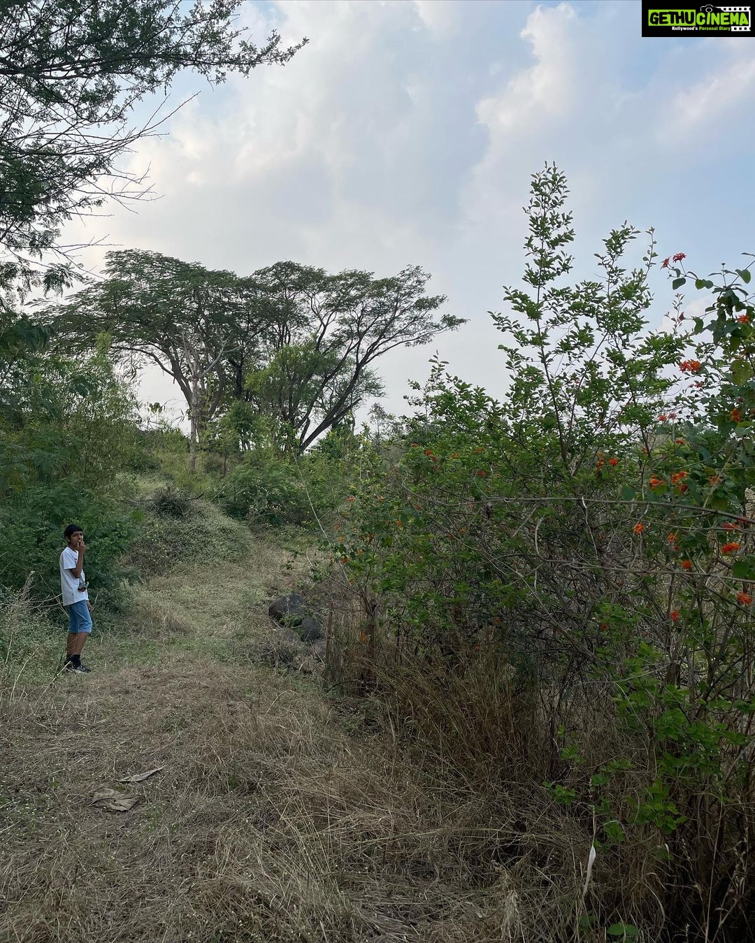 Nandita Das Instagram - This is where children need to grow. #nature #sahyadrischool Missing him but so worth it.